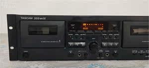 斯堂天琴TASCAM 202MK VI 专业级 高级电控双卡座 录音机.