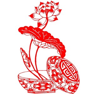 剪纸图案底稿手工刻纸镂空窗花中国风打印画稿生肖虎年diy材料包