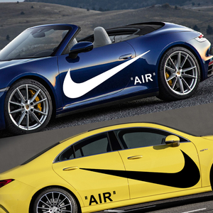 耐克潮牌车贴创意个性nike大勾车身贴划痕遮挡汽车贴纸潮流改装