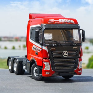 1:24原厂三一 sany 牵引车 英杰版拖头 三一重卡车工程车模型