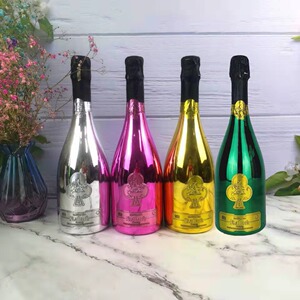 梅花a起泡酒金银红绿750ml瓶装红酒洋酒夜场酒吧微醺量大优惠