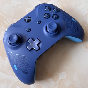 微软xboxones手柄电脑游戏震动手柄蓝牙无线蓝色女武神手柄控制器