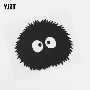 yjzt 卡通动漫煤球可爱车贴划痕遮挡个性电动车贴纸防水装饰贴