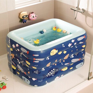 婴儿游泳池家用可折叠宝宝洗澡桶新生儿童戏水池室内小孩洗头浴盆