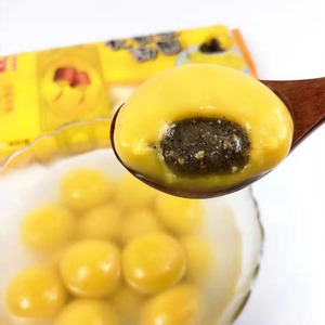 顺丰包邮石城猴哥大黄米汤圆流心点心400克黑芝麻花生水煮元宵