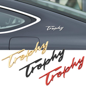 第三代新名爵mg6车标trophy英文标个性纪念贴高配改装金属车身贴