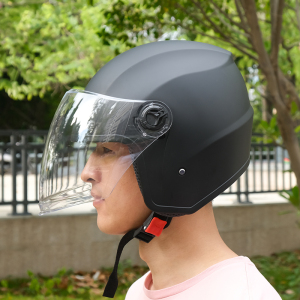 mc电瓶电动车头盔安全帽男女士摩托车半盔秋冬季冬天保暖冬款骑行