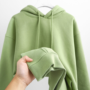 治愈系抹茶绿~ 芥末绿牛油果绿加绒卫衣清新奶绿色重磅厚实上衣女