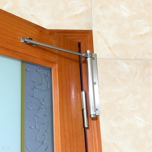 乐优家自动闭门器 简易闭门器消防门便装伸缩门自闭器轻型顺位器