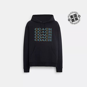 coach/蔻驰 signature stack 男士卫衣连帽衫 cm828 【美国奥莱】