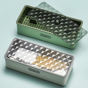筷子盒家用带盖透明塑料筷子笼多功能置物防尘沥水厨房筷笼收纳盒