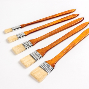 尼龙排刷丙烯刷子丙烯水粉颜料排笔猪毛大号小号水粉水彩画专用板刷