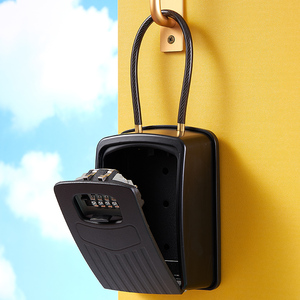 大号钥匙智能电子锁挂式钥匙适合存放行驶证汽车遥控器车载钥匙盒