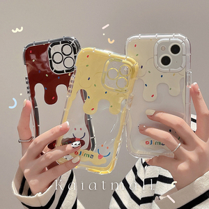kaia 流心奶油冰淇淋适用苹果13手机壳iphone13promax新款13的女12