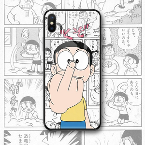 适用三星s10中指大雄s20ultra恶搞s8哆啦a梦s9创意个性 卡通plus潮