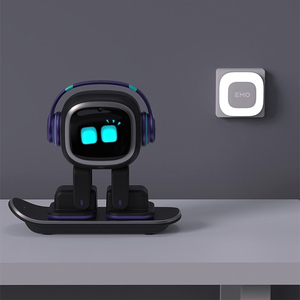 现货emo机器人智能情感交互语音ai桌面玩具儿童陪伴宠物vector