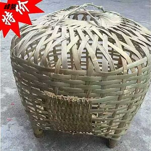 竹编竹鸡笼家用