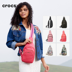 【品牌直营】美国crocs女包2020新款斜挎包女减龄单肩包少女胸包