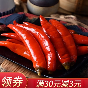 四川自制农家泡椒美人椒坛泡大红辣椒泡椒不辣眉山即食泡菜泡辣椒