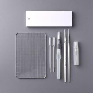 【染卡套装】亚克力板工具包染色金粉彩墨书签手绘新手手绘上墨工