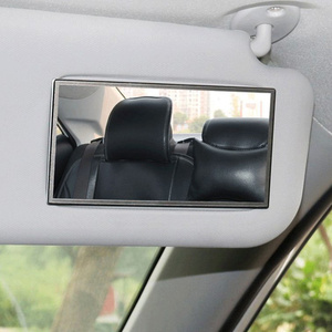 车载遮阳板化妆镜汽车副驾驶遮光板通用车内用品加装装饰梳妆镜子