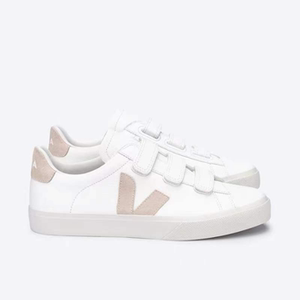 智行车库旗舰店天猫官网正品 法国veja recife系列魔术贴小白鞋真皮