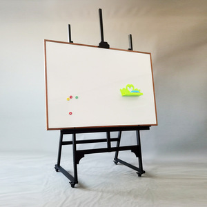 支架白板吸磁无尘写字板儿童家用幼儿园实木框挂式办公书写壁挂墙家用