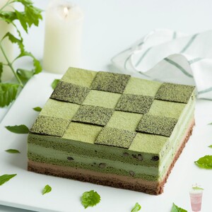 幸福西饼抹茶之森生日蛋糕抹茶奶油夹心创意方形大理全国同城配送