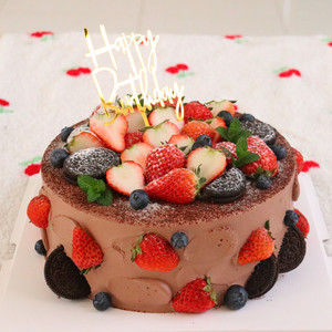 冰淇淋蛋糕水果生日蛋糕同城配送男女儿童创意定制草莓南昌全国