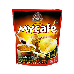 咖啡树白咖啡马来西亚进口榴莲白咖啡600g袋装特浓咖啡粉速溶