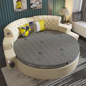 2米椰棕圆形酒店宾馆圆床床垫加厚定制