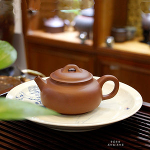 国家工艺美术师尹跃琴宜兴紫砂壶原矿清水泥禅方半手工制作