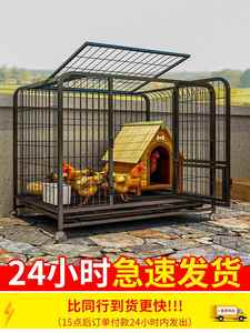 鸡笼子家用室外养鸡笼自动清粪鸡窝铁丝网超大鸭笼鸡舍棚兔笼双门