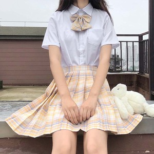 浮月jk制服裙女正版原创学院风格裙校供感学生装日系高腰短裙夏季