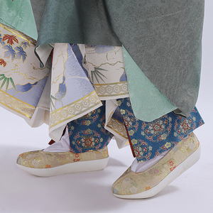 褍正记樗蒲纹膝裤明制汉服配饰