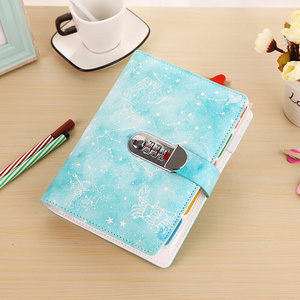 日记本女生秘密密码本女少女带锁漂亮的有锁的笔记本大人本子学