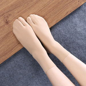 两指袜脚趾袜二趾袜丝袜薄款纯色透气男女夏2吸汗 二指袜猪蹄日本