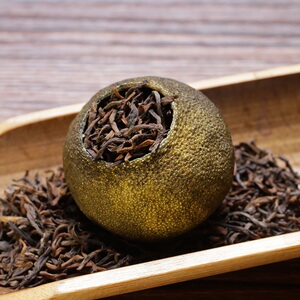 新会小青柑陈皮普洱茶5年生晒500g礼盒装广东江门天马宝福林正宗