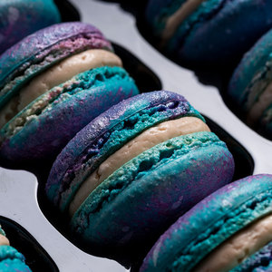 法式星空马卡龙粒圣诞节蛋糕礼盒甜点网红礼品生日礼物节日甜品