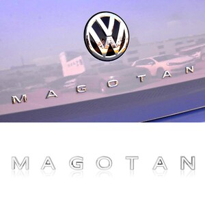 大众新迈腾magotan英文字母标后备箱车尾标金属车标装饰车贴改装
