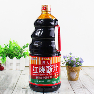 海天红烧酱汁1.9l/瓶 家用炒菜红烧排骨肉狮子头持久上色酱油