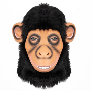 【跨境】《猩球崛起》凯撒猩猩乳胶面具仿真动物无版权问题亚马逊