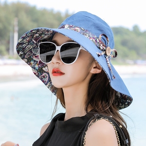 适合短发带的帽子夏天防晒可爱风女士帽子洋气漂亮的夏季女夏