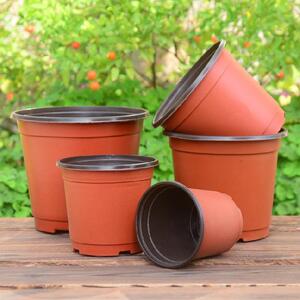 大号育秧塑料花盆树苗花卉耐腐蚀育苗盆双色百香果苗阳台种花果苗