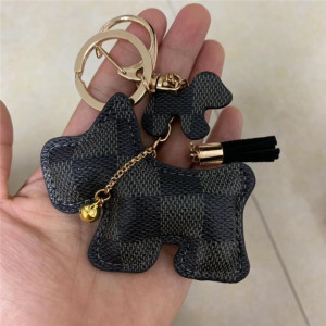 lv&gedete 小狗狗法斗挂件汽车钥匙扣可爱情侣礼物背包挂饰钥匙链