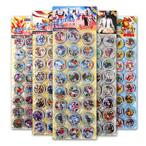 儿童玩具钻石卡小圆卡圆牌王牌卡片小二郎 风火小子游戏卡牌玩具