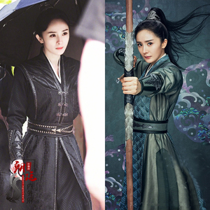 影视古装斛珠夫人杨幂同款古装女汉服侠女古装女剑客女刺客演出服