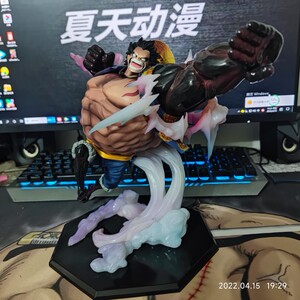 国产海贼王手办 航海王 pop max四档弹跳人 路飞摆件公仔手办现货