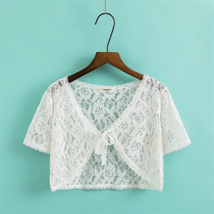 蕾丝坎肩
