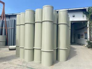 pp大口径排风管 加工定制风管  防腐蚀耐酸碱 废气处理管500mm 60